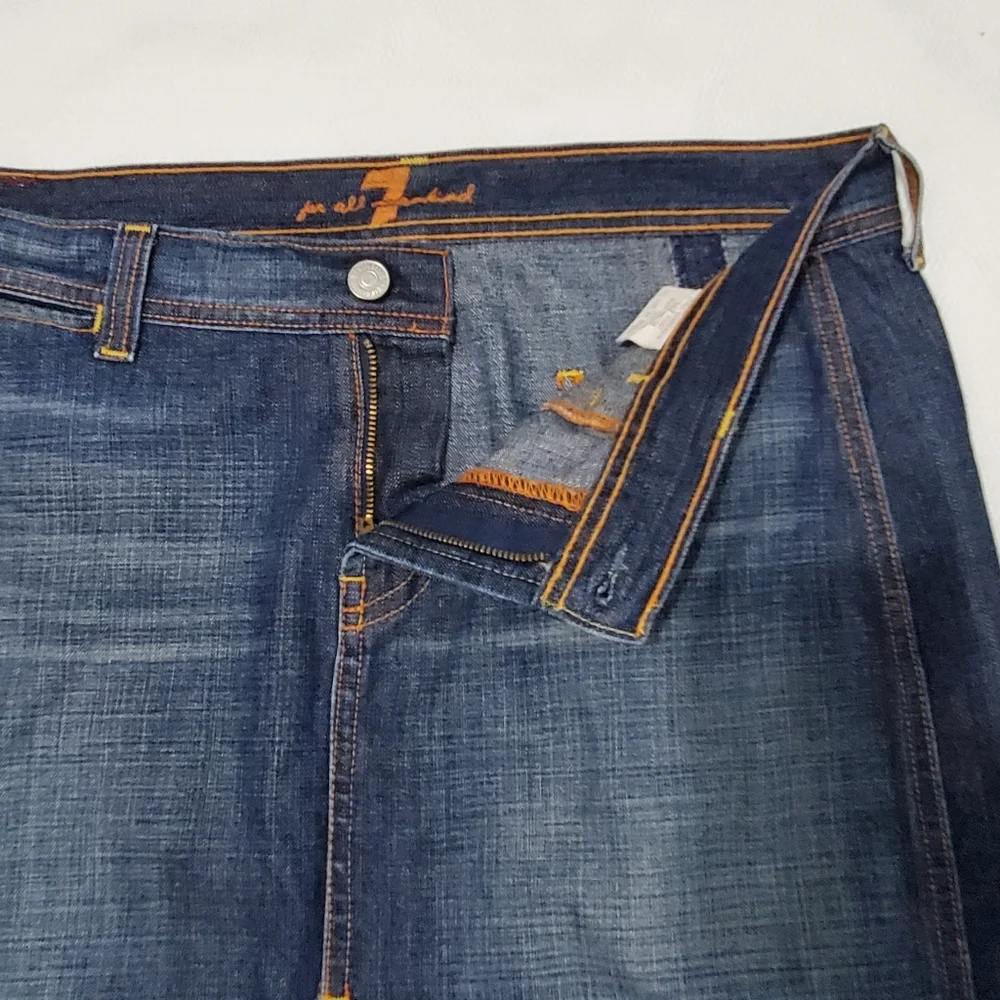 7 For All Mankind Denim Skirt 30 Waist